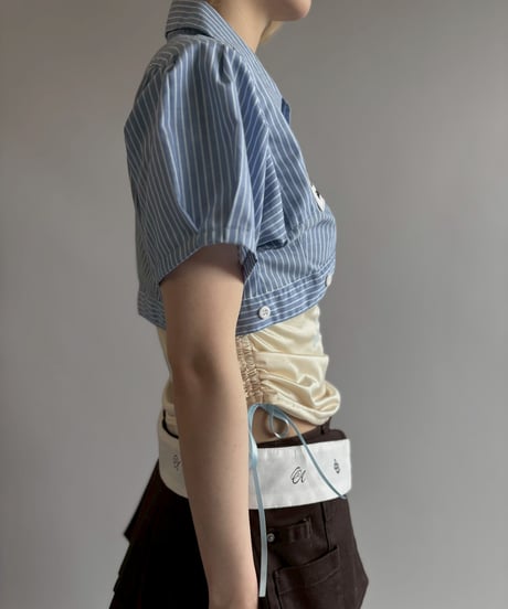 【Chinatsu Aoyama】 RE Makers Shirt Stripe/ 260702-029