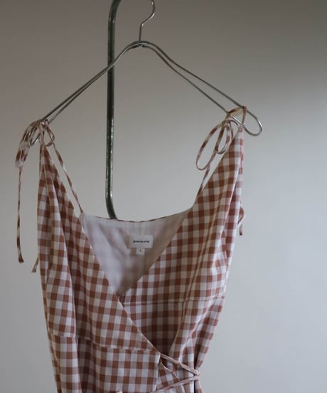 【USED】 Gingham Check Dress/ 220324-016