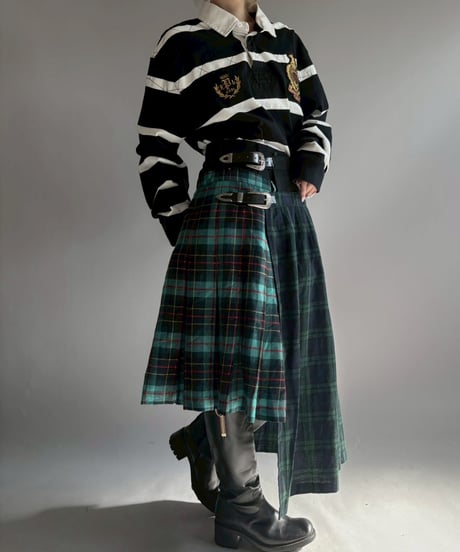 【RE;CIRCLE】 RE Kilt Long Skirt / 251204-009
