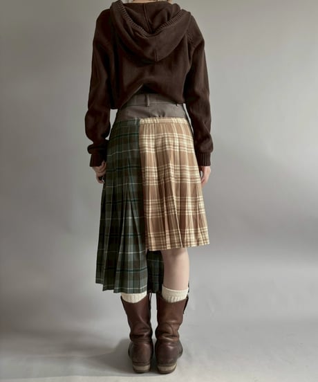 【RE;CIRCLE】 RE Kilt Long Skirt / 260108-005