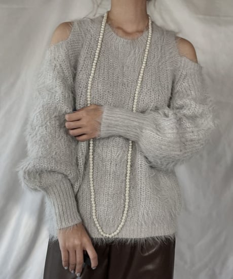 【USED】    Mohair Knit Top/211216-012