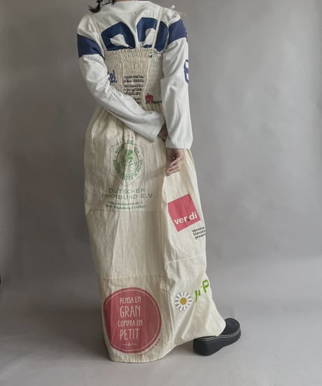 【RE;CIRCLE】RE Eco-Friendly Bag Shirring One-piece / 230427-001