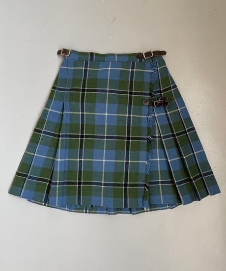 【USED】 Check Pattern Kilt Skirt /250118-014