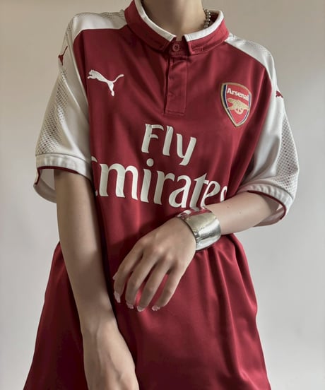 【USED】17~18's Puma Arsenal Soccer Shirt / 250712-020