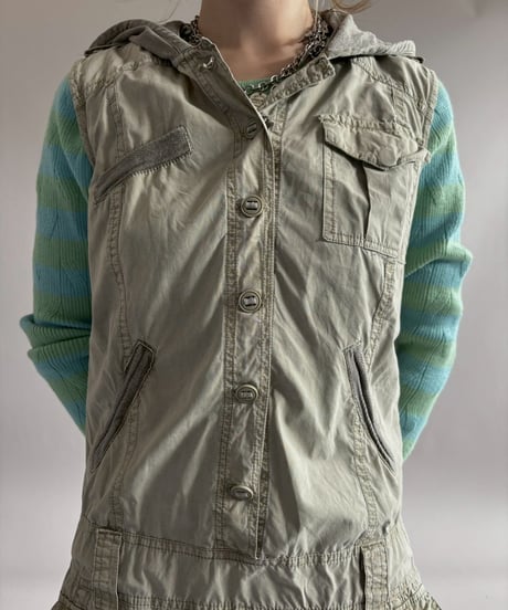 【USED】 Hooded Design N/S One-Piece / 260425-011