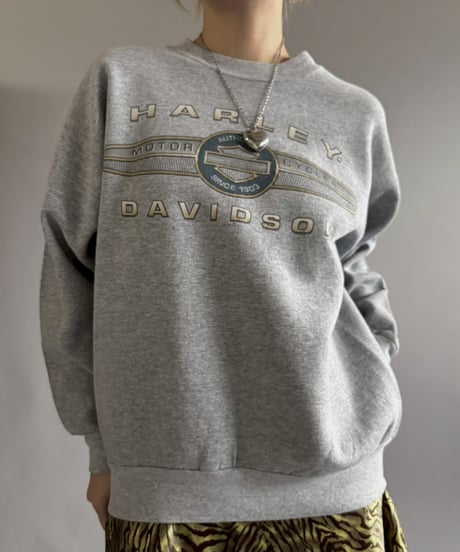【USED】 Made in USA HARLEY DAVIDSON Sweat / 251206-015