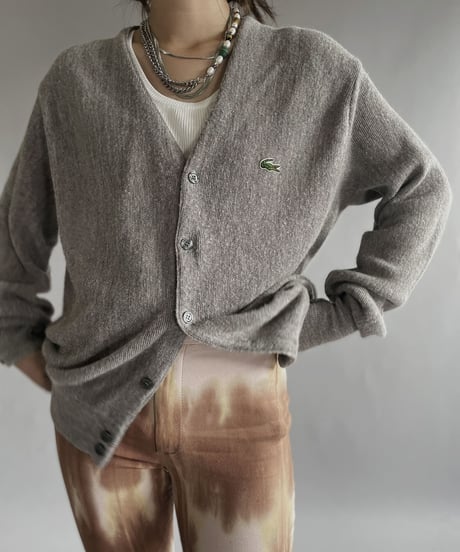 【USED】  IZOD Lacoste Acrylic Knit Cardigan / 221008-019