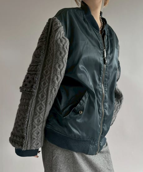 【RE;CIRCLE】 RE MA1 × Alan Knit Jacket / 251225-001