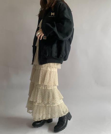 【USED】 Patterned Tiered Long One-Piece / 241109-033