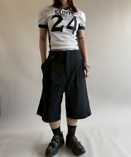 【RE;CIRCLE】 Re Suit Double Knee Shorts / 250612-005