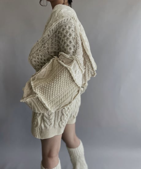 【RE;CIRCLE】 RE Alan Knit Bolero / 221006-019