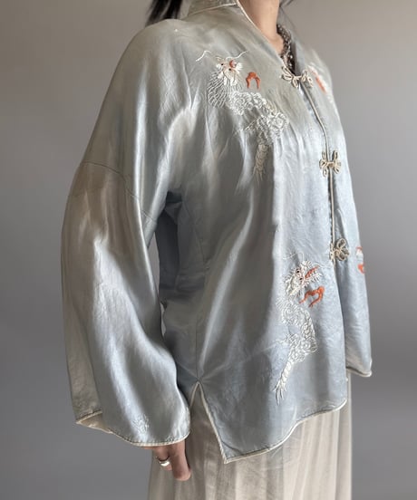 【USED】 Vintage China Shirt/ 260104-025