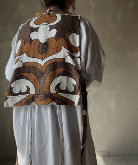 【RE;CIRCLE】 RE Curtain Vest/220226-010