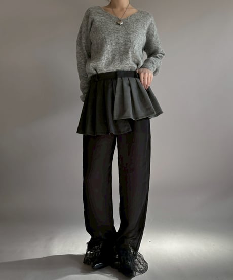【RE;CIRCLE】 RE Suit Wrap Skirt Mini / 260129-009