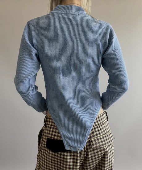 【RE;CIRCLE】 RE Rib Knit Leotard Top / 260416-006