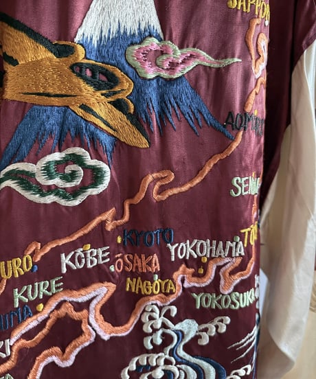 【USED】 50's Vintage Souvenir Shirt /250104-006