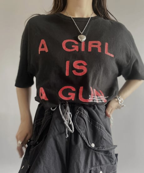 【USED 】A GIRL IS A GUN T-Shirt /240429-069
