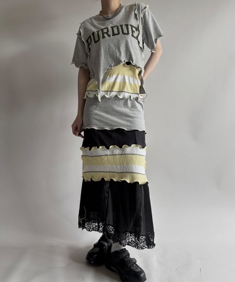 【Chinatsu Aoyama】 RE Mellow Top + Camisole Long One-Piece / 250710-020