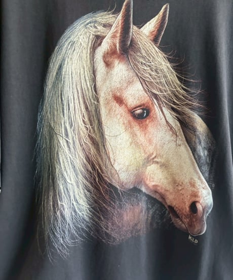 【USED】 Horse Print T-Shirt / 260613-008