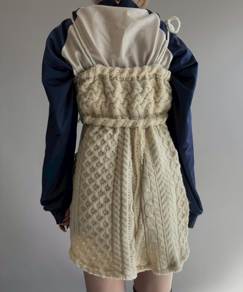 RE;CIRCLE】 RE Aran Side Slit Camisole Mini One