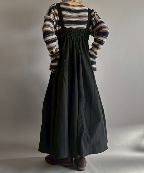 【2026SS最終 / RE;CIRCLE】 RE U.S Military Rebuild 2way One-piece (Black)/ ARMY-02