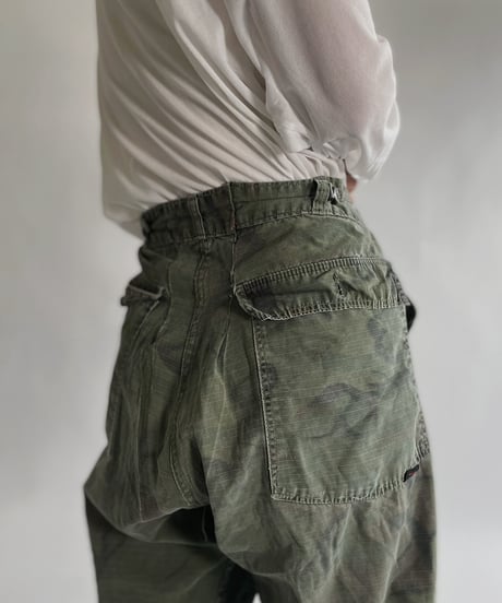 【USED】 Army Camouflage Pants / 220604-014