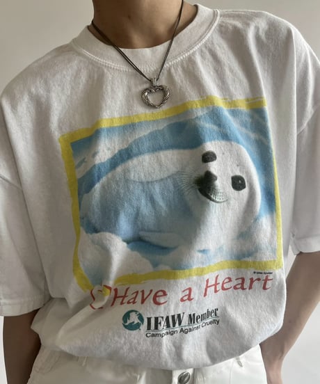 【USED】 GOLDAN Seal Print T-Shirt /250503-010