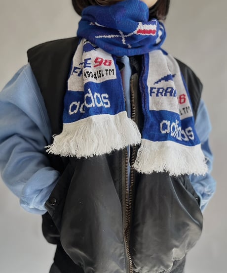 【USED】 Knit Soccer Muffler FRANCE WORLD CUP 98s/ 240108-018