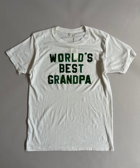 【USED】70~80's WORLD7S BEST GRANDPA T-Shirt /240824-040