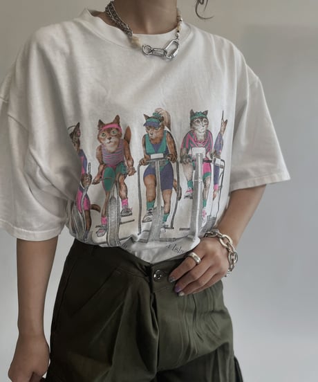 【USED】T Shirt "The cats of sanibel island" / 220806-018