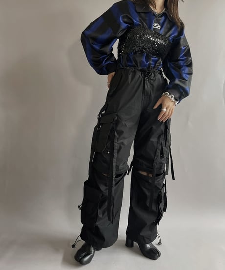 【USED】  Techino Pants Black / 221001-025