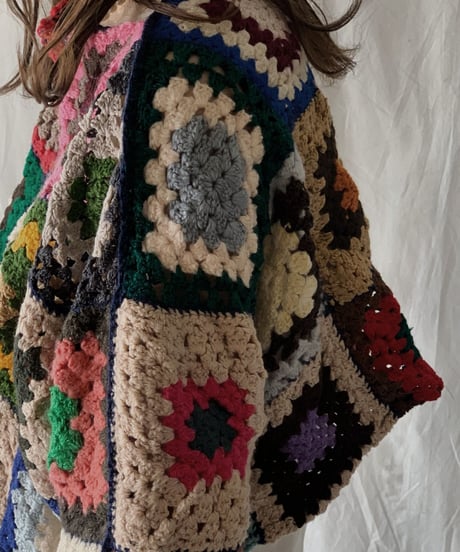 【RE;CIRCLE】 RE Granny Knit Top⑤/210421-012