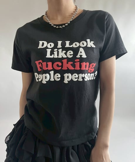 【USED】 RESIZED 00s message T-Shirt / 250830-022