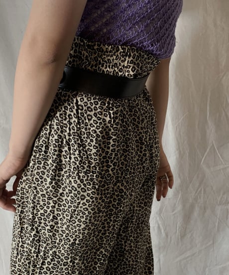 【USED】 Leopard Patterned Easy Pants/210421-038
