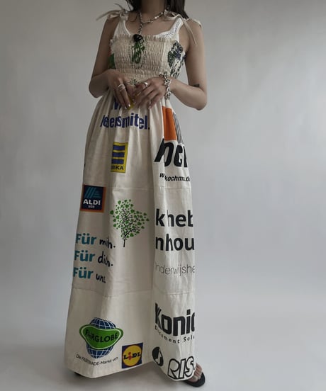 【RE;CIRCLE】 RE Eco-Friendly Bag Camisole One-piece / 220804-022