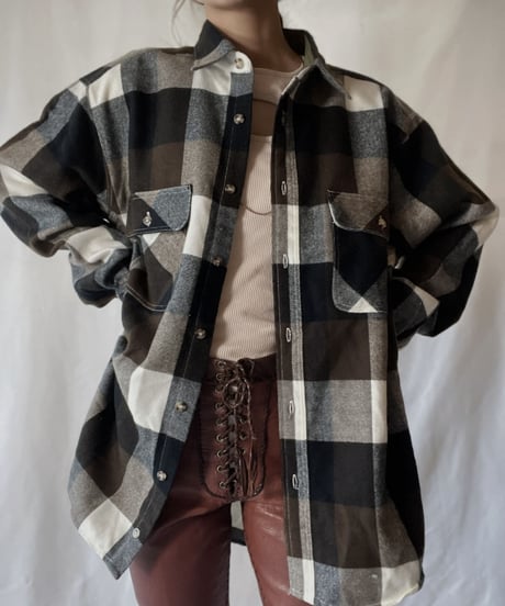 【USED】 Wool L/S Shirt②/211110-041