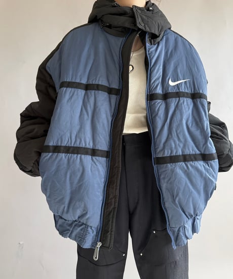 【USED】 Nike Padded Nylon Jacket  /241223-007