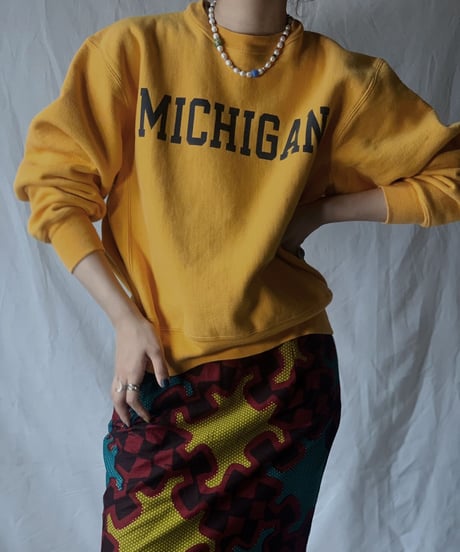 【USED】  Champion Reverse Weave Sweat MICHIGAN/210516-003