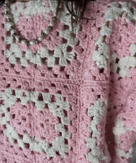 【RE;CIRCLE】 RE Granny Knit Top①/211014-001