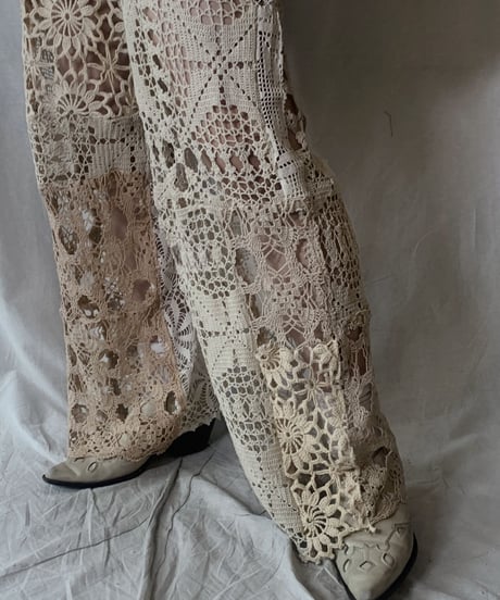【RE;CIRCLE】 RE Crocket Patchwork Pants②/210521-066