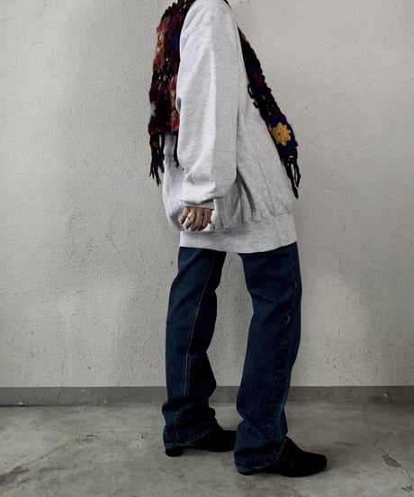 【RE;CIRCLE】 Granny Knit Poncho ① /210125-003