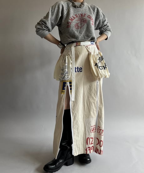 【RE;CIRCLE】RE Eco-Friendly Bag Belt Bag Skirt  / 240905-036