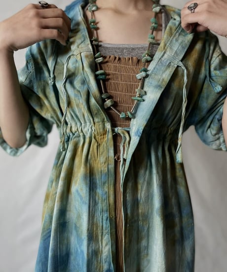 【RE;CIRCLE】  RE Tie-dyed Medical S/S Gown②/20210819-036
