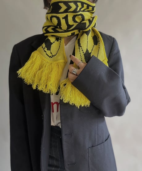 【USED】 Knit Soccer Muffler SUS EMDEN/ 240108-022