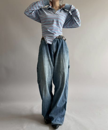 【RE;CIRCLE】 RE Leotard Rugger Shirt/ 260319-013