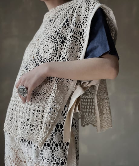 【RE;CIRCLE】 RE Crochet Vest①/20220317-010