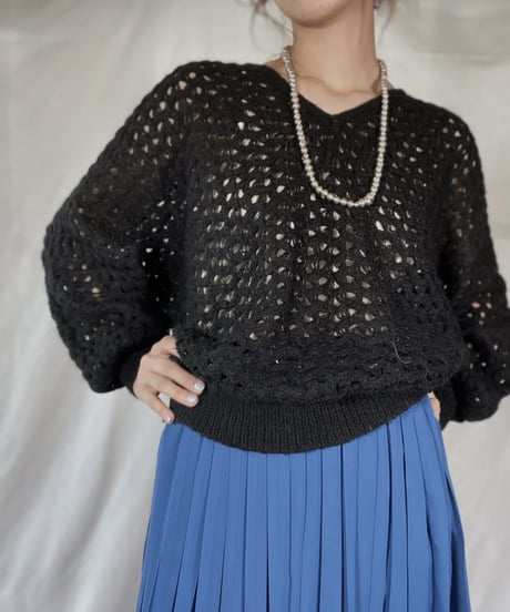 【USED】   Knit L/S Top /211216-029