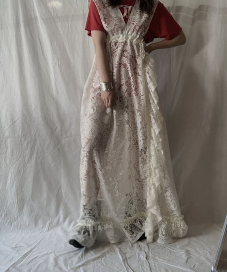 【RE;CIRCLE】 RE Lace N/S One-piece①/210611-025