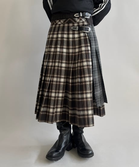 【RE;CIRCLE】 RE Kilt Skirt Middle / 250206-002