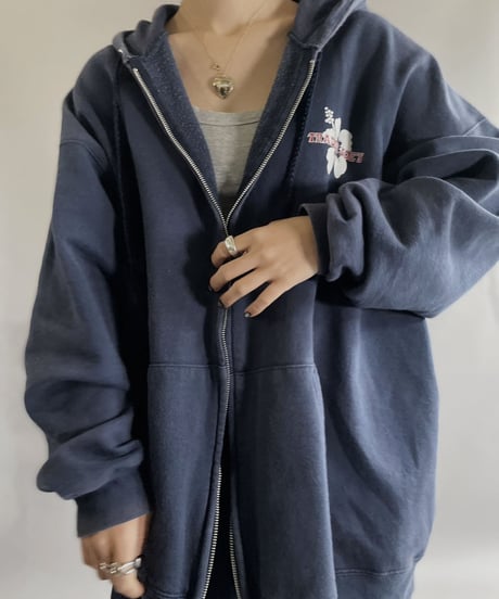 【USED】 Hanes Trader Joe's Zipup Hoodie / 221210-029